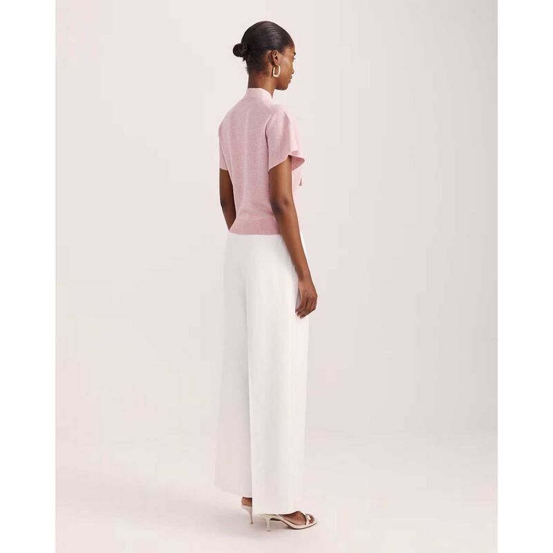 SABA Mariya Metalic Tie Neck Knit image number 5